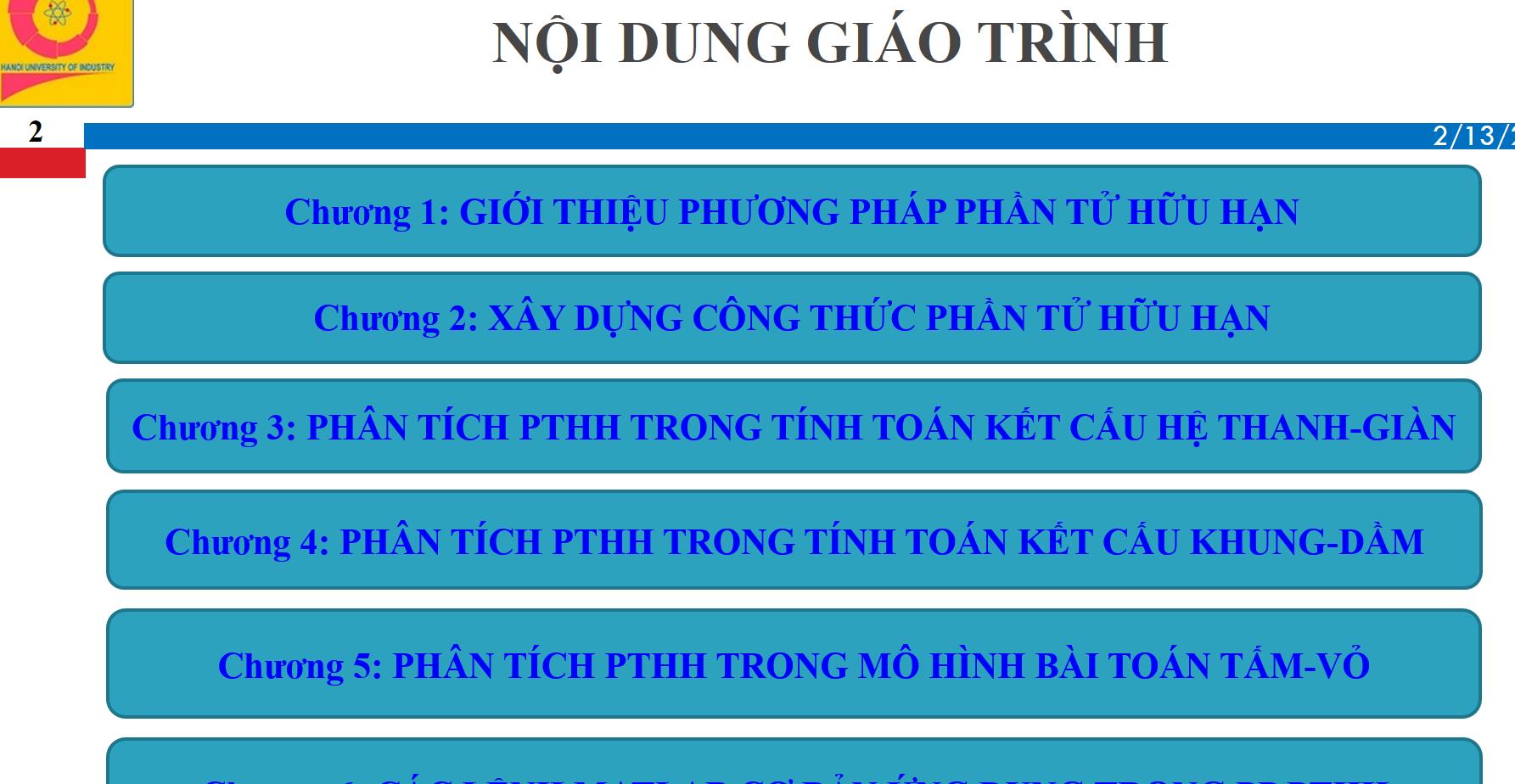 Nghiệm thu giáo trình “Phương pháp phần tử hữu hạn” do TS. Nguyễn Văn Luật làm chủ biên