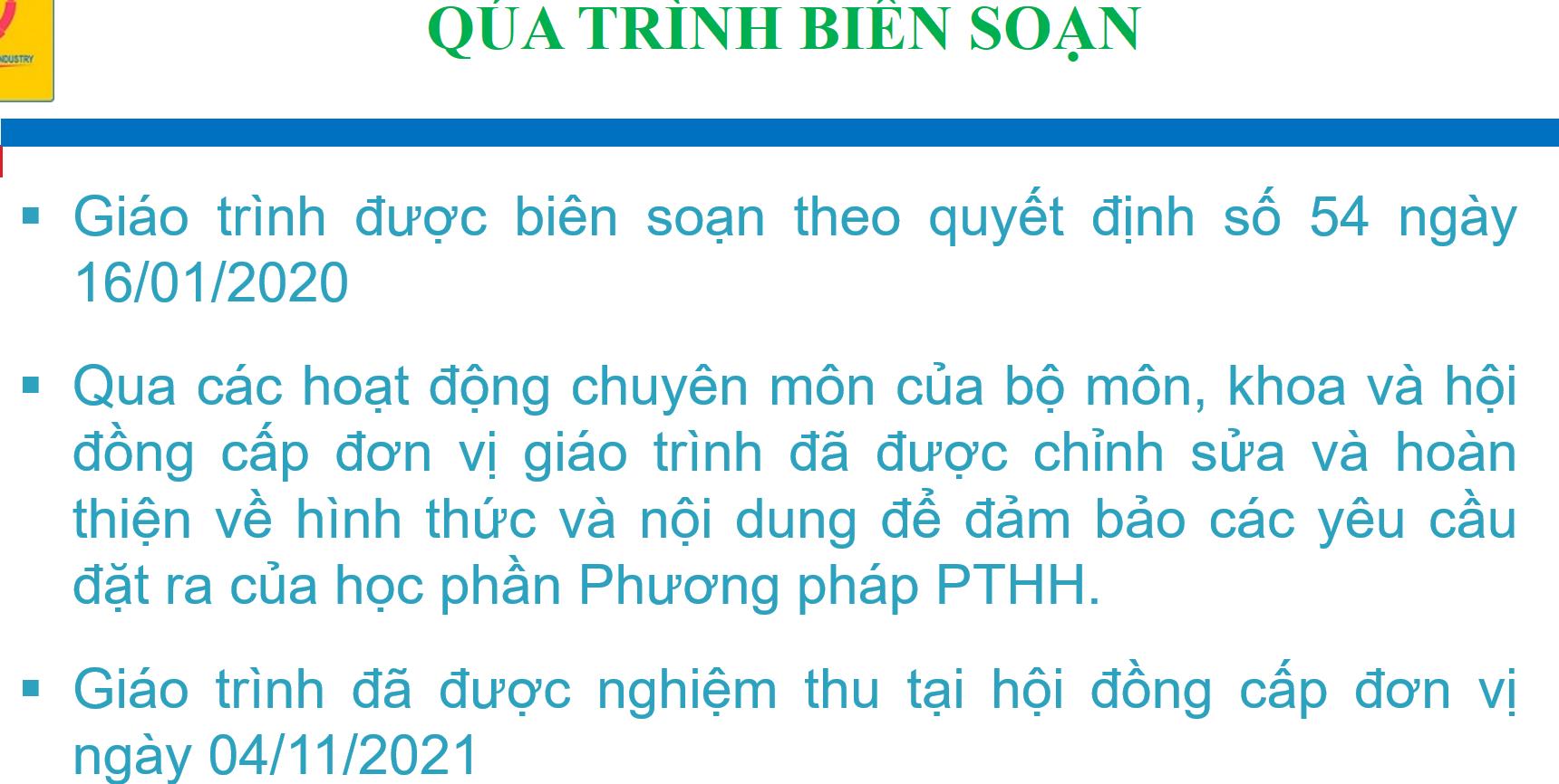 Nghiệm thu giáo trình “Phương pháp phần tử hữu hạn” do TS. Nguyễn Văn Luật làm chủ biên