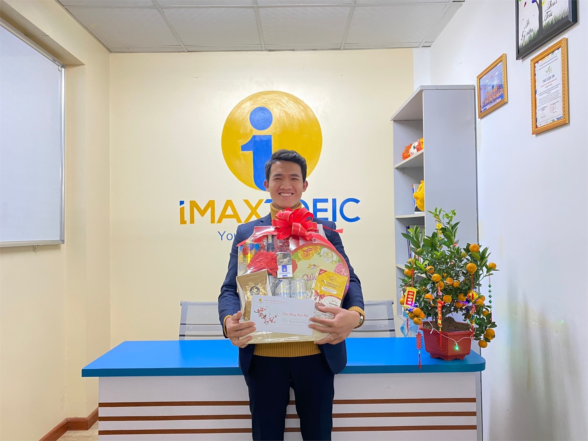 Cựu sinh viên Dương Văn Hiền leader trung tâm Imax toeix
