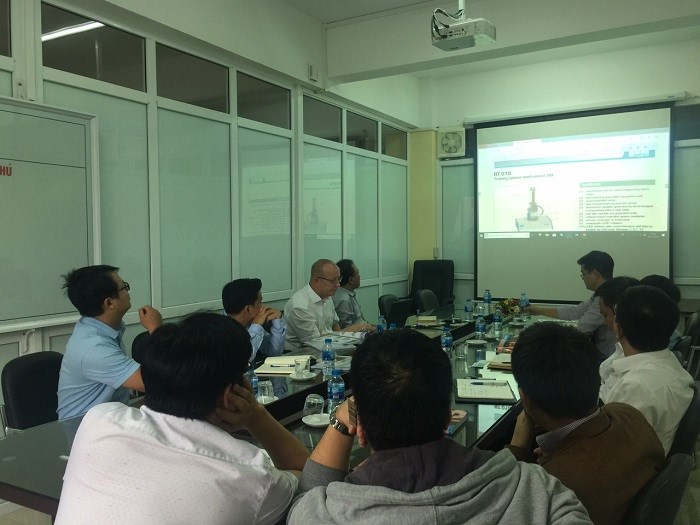 Công ty GUNT Gereatebau / Công ty Thiên Việt Kỹ thuật đến thăm và làm việc với khoa Cơ khí - Trường Đại học Công Nghiệp Hà Nội